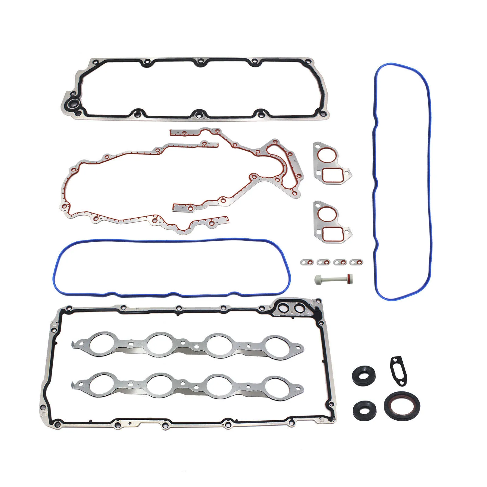 12637683 Engine Gasket Set Kit For GEN III LS LS1 LS2 LS3 LS4 LS5 LS6 4.8L 5.3L 5.7L 6.0L 12617944 12612350 12630223 12633904
