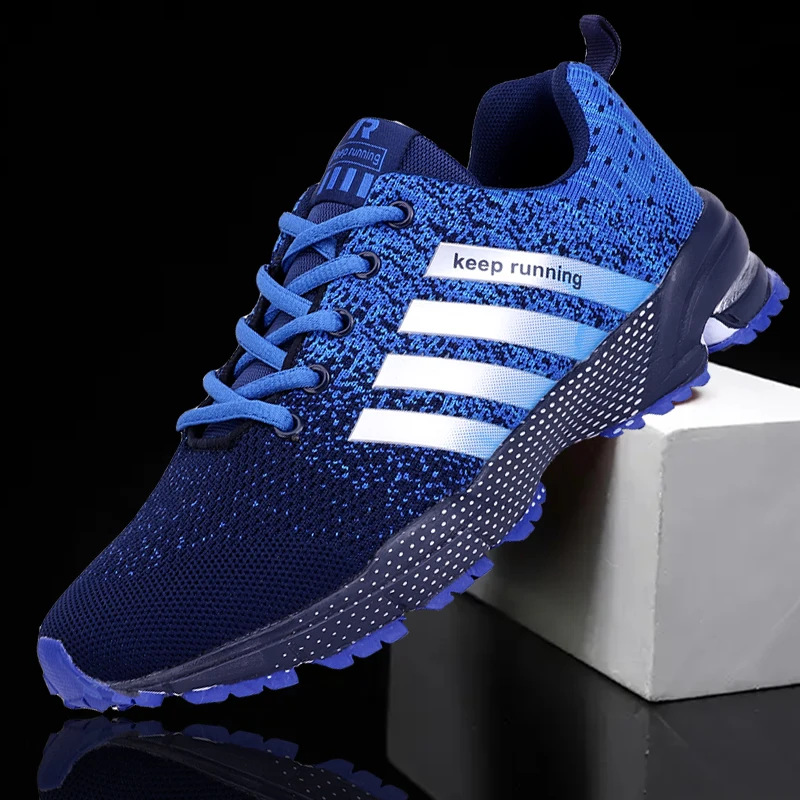 

Hot Sale Men Shoes Mesh Breathable Outdoor Men Sneakers Comfortable Light Non-slip Running Shoes 2022 Fashion Training Footwear