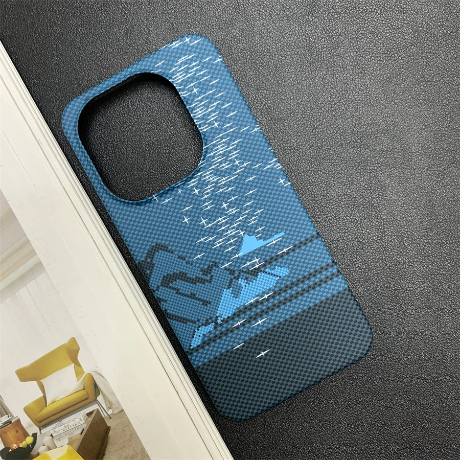 New Advanced Ultra-Thin Carbon Fiber PC Anti-Drop Shockproof Bumper Case