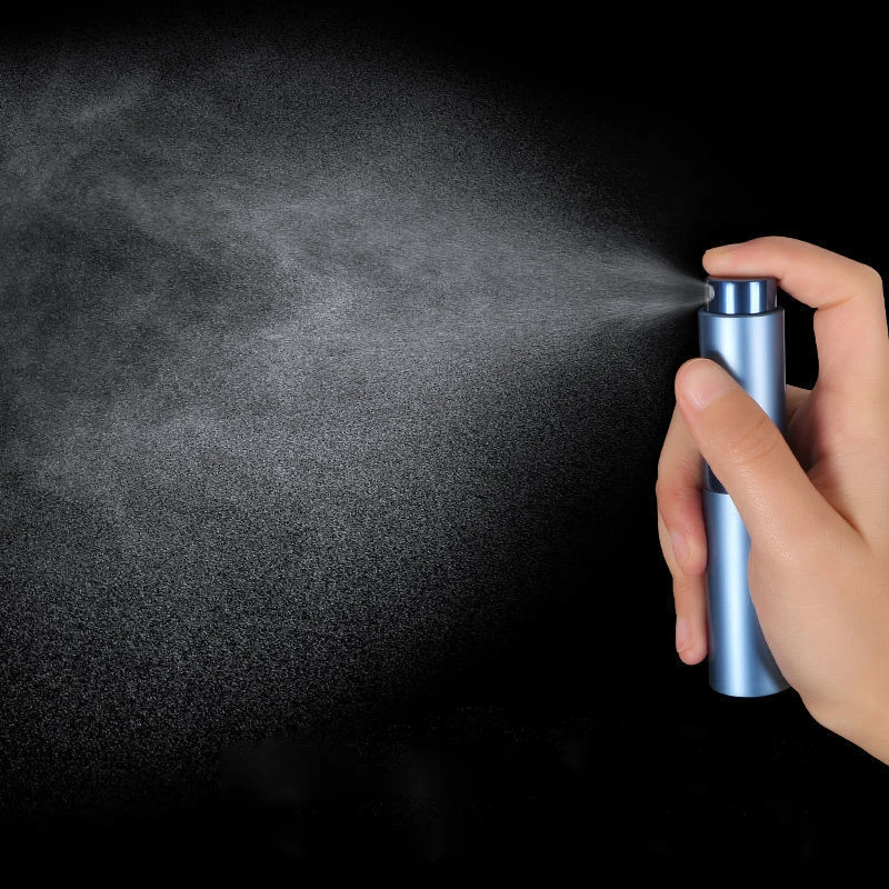 8ml Perfume Bottling Atomizer Portable Liquid Container For Cosmetics Dispense Glass Spray Bottle Refillable For Traveling