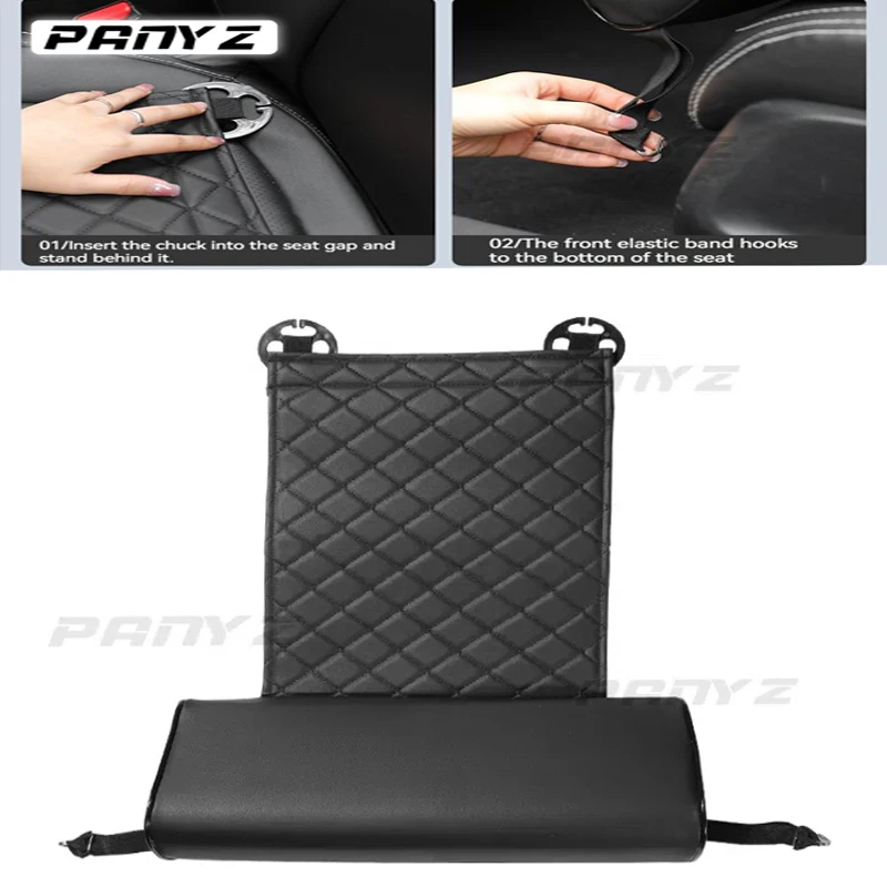 Car seat Leather Leg Cushion Support Extension Cushion Soft Foot Support Leg Leather Knee Memory Universal Type