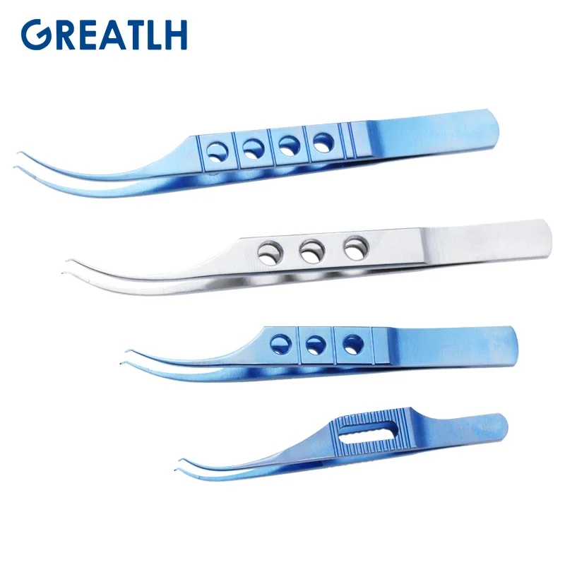 Ophthalmic Colibri Beaked Toothed Forceps Fine Pierse Tips Tweezers Dental Ophthalmic Surgical Instrument 1pcs