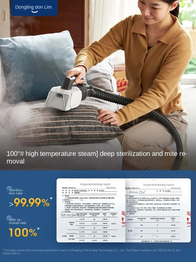 Donlim DL-6930 빠른 건조 천 청소 기계, 고온 스팀 제트 흡입 건조, 일체형 카펫 소파 클리너