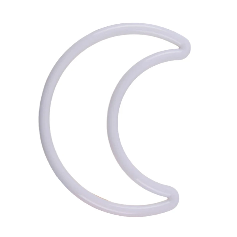Dream Catcher Using White Plastic Moon Handmade Unique Shape For DIY Dreamcatchers Wreaths Macram Craft Supplies 4