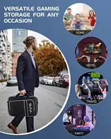For PS5 Travel Case for PS5 Protective Case Bag Suitable for PS5 Disc/Digital Edition Console, Controllers, Game Cards, Headset - Image 6