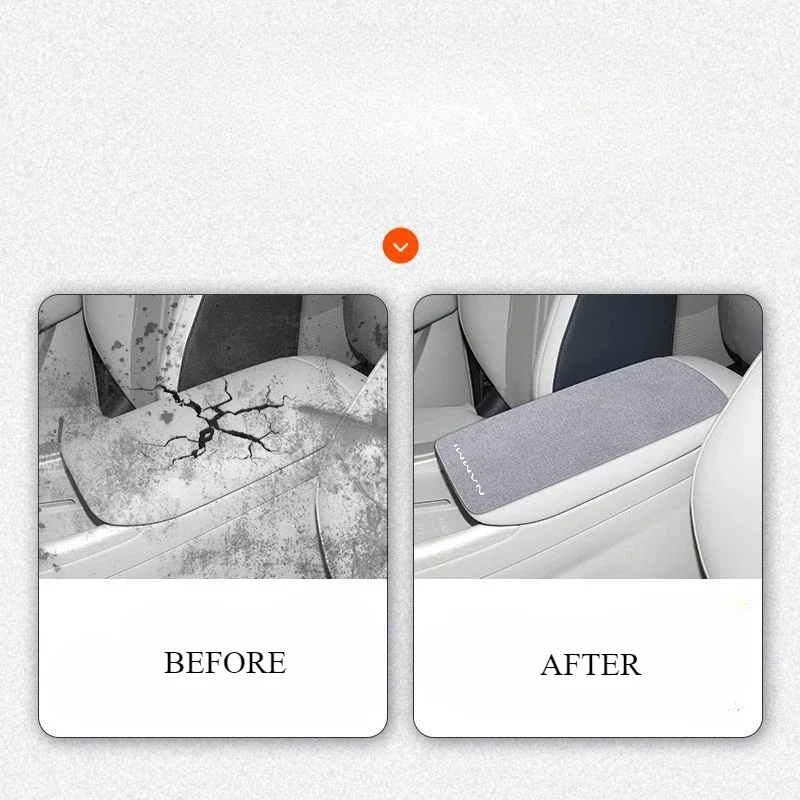Car Armrest Box Cover Suitable For Dongfeng box Modified Suede Leather Center Armrest Leather Cover Accessories