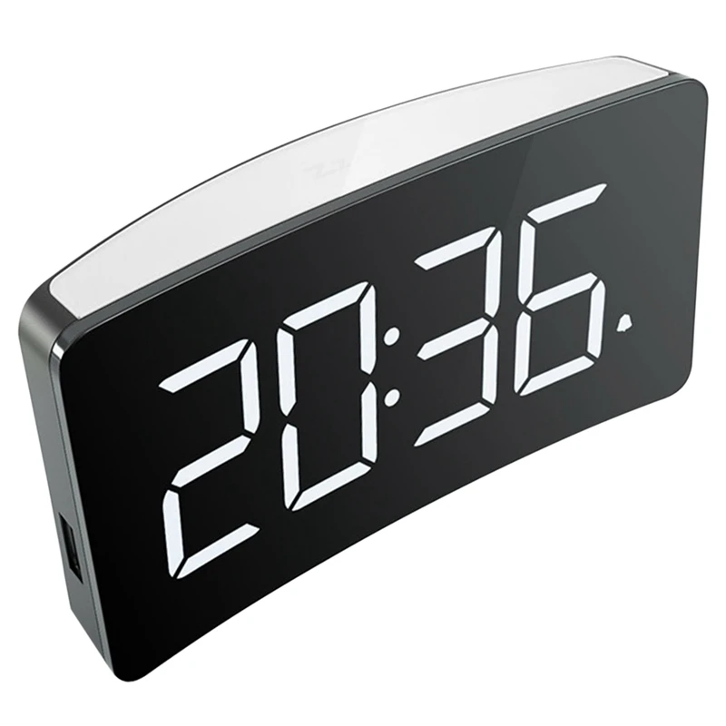 

Будильник с прикроватной тумбочкой, Простой Большой цифровой будильник с большими цифрами для гостиной, декор комнаты