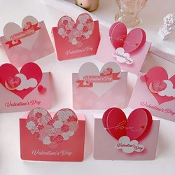 Elegant Heart - Shaped Greeting Cards - Premium Blank Message Cards for Birthdays & Special Occasions (Pack of 20) (Randomly 30 sheets)