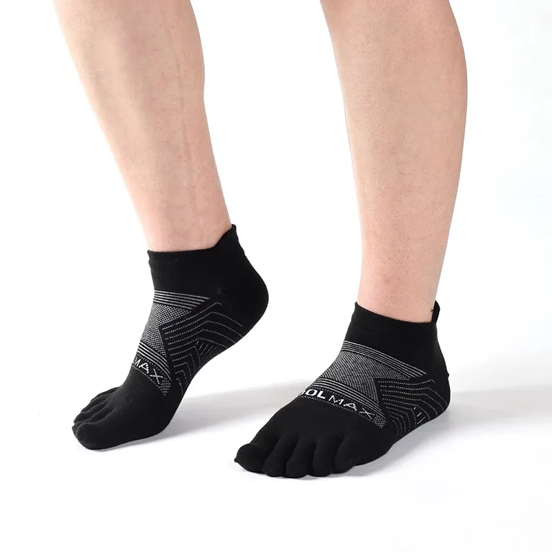 Five-finger Cycling Socks MidWeight Mini-Crew Running Marathon Sweat-absorbent Coolmax Breathable Warm Toe Heated Mens 8 Scefa8ba4247840f89fecbe4391e3cb7cq