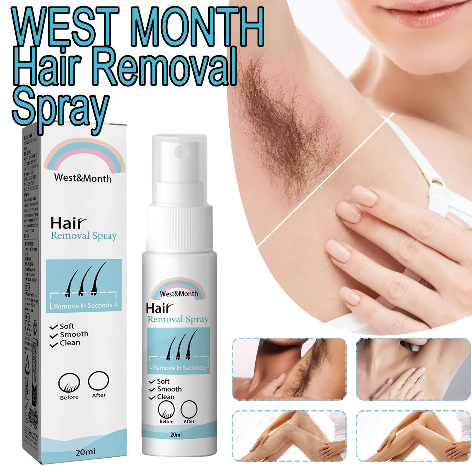 WEST MONTH Hair Removal Spray 1