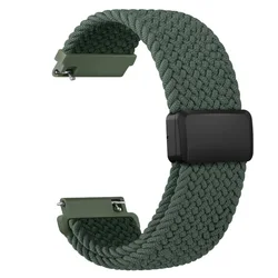 Braided Magnetic Strap - 22mm Premium Watchband Bracelet for Universal 22mm Strap (Green)