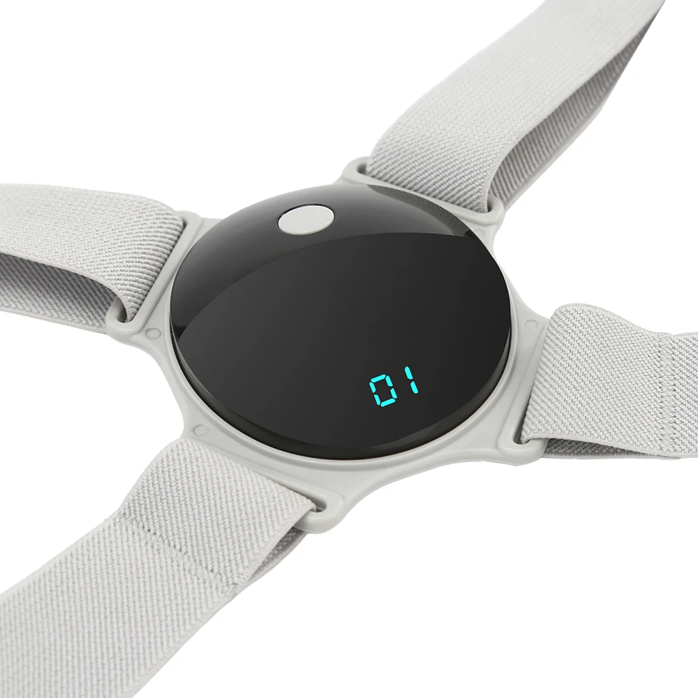 Smart LCD Display Back Correction Belt Adjustable Shoulder Strap Posture Corrector Device Back Support Belt Woman Anti-off