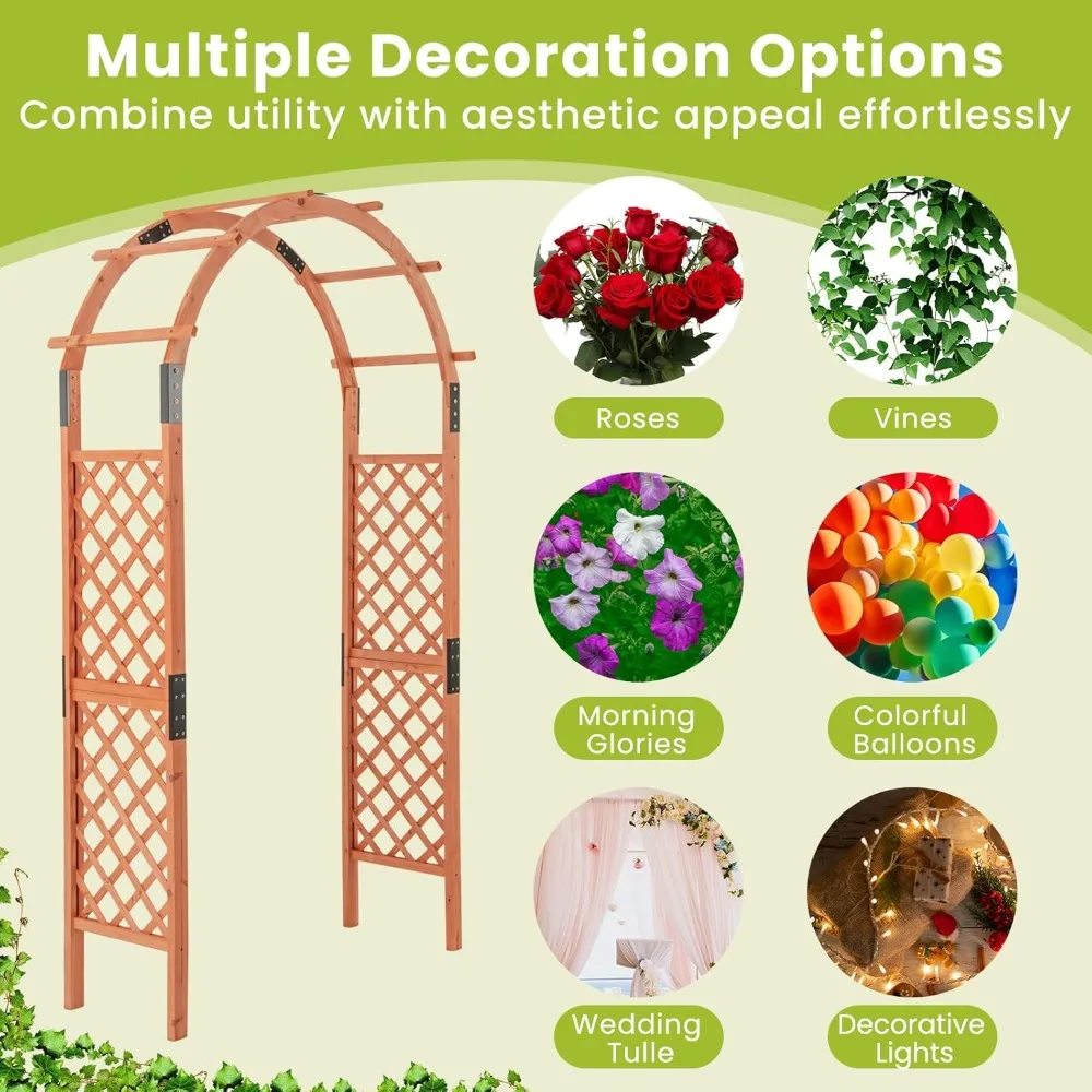 Wooden Garden Arbor image 6