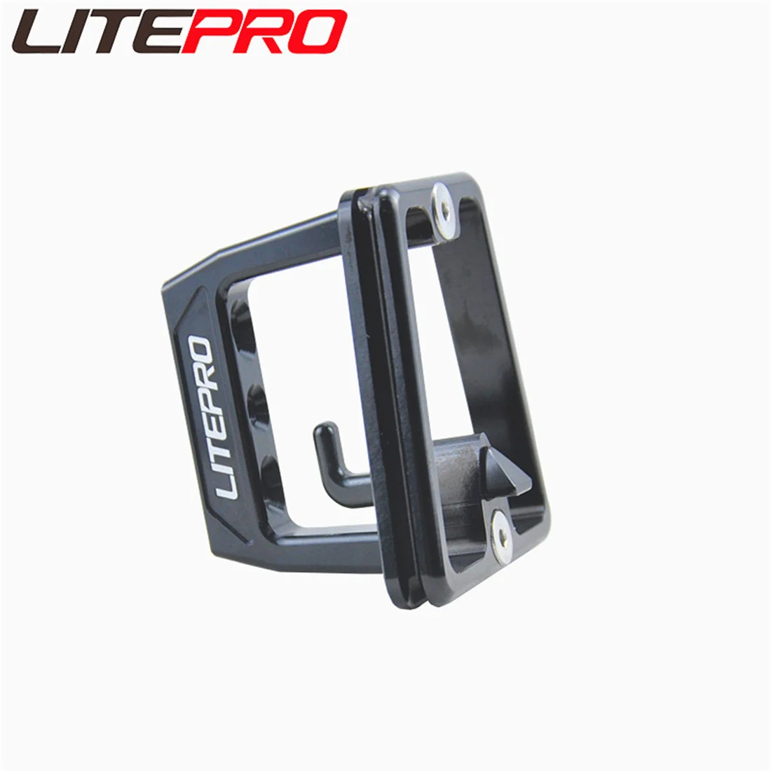 JKLapin Litepro Bicycle Front Shelf Bag Adapter For Brompton Bag Carrier 3 Hole Front Block For Dahon