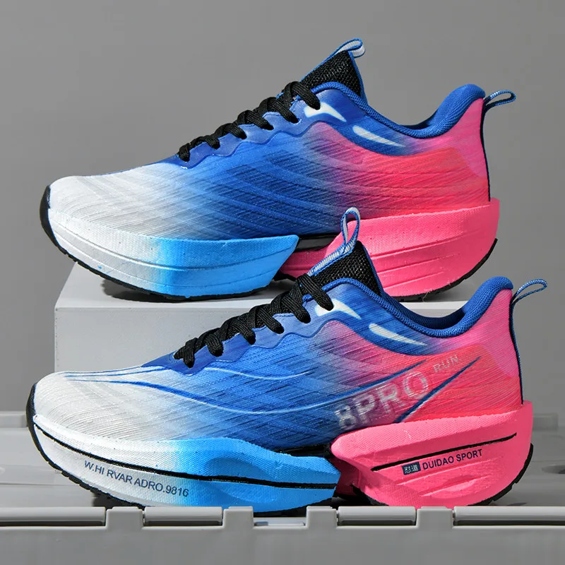 NEW 2025 Marathon Air Cushion Men Sports Running Shoes Breathable Lightweight Women's Comfortable Athletic Nonskid Sneakers - Image 5