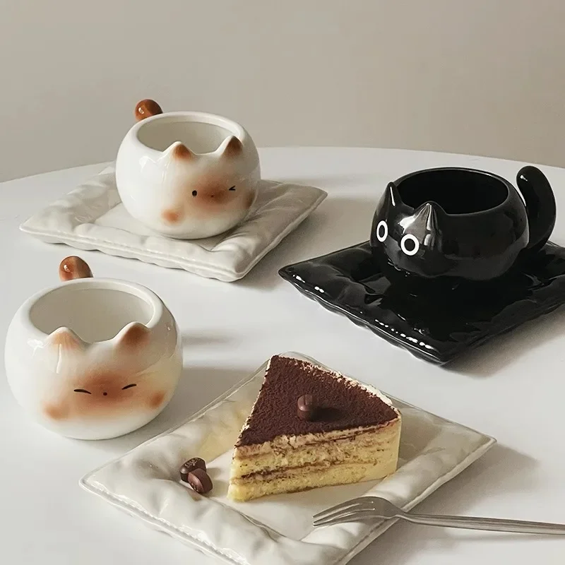 Cat Shaped Coffee Mug