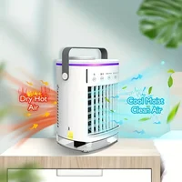Ventilateur USB portable, ventilateur de refroidissement d'été, refroidisseur évaporatif personnel avec 4 vitesses de vent, mini ventilateur de bureau, petit ventilateur de bureau 4