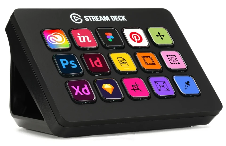 Elgato Stream Deck Studio Controller LCD Button 15-Key Stream Deck