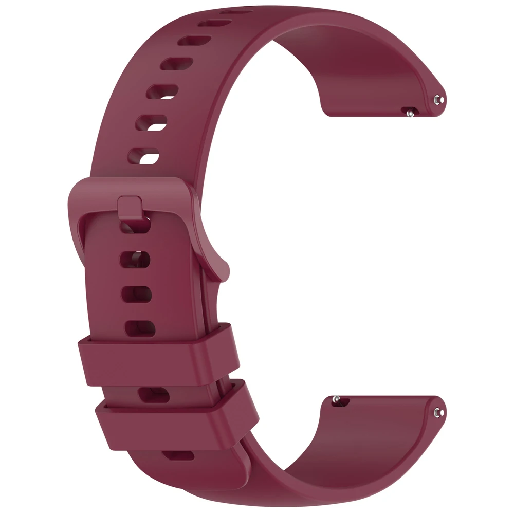 Premium Silicone Bracelet Strap for Sports Watches, 20-22mm