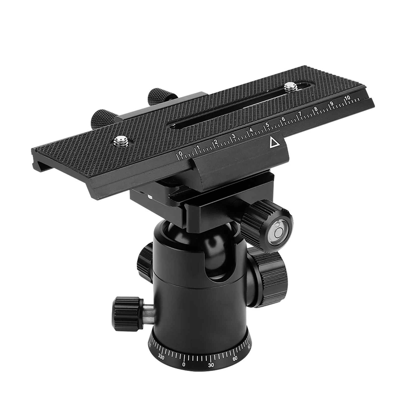 2 Way Macro Focusing Rail Slider 2 Way Macro Focusing Rail Slider with 1/4" Mounting Screw for Close up Shooting Camera
