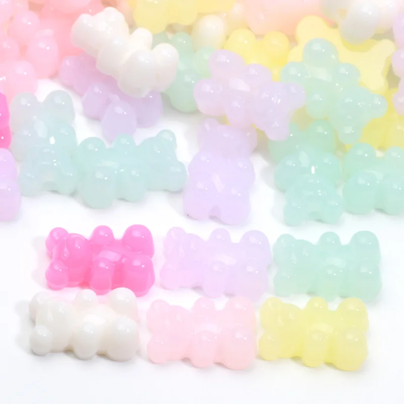 

Бусины-подвески желейные акриловые, 12 х28 мм, 20 шт.