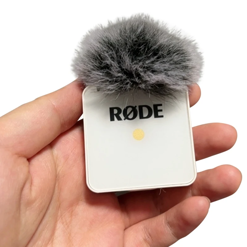 

Blue Mantis Pop Filter Dead Cat Universal Lavalier Microphone Furry Windscreen Fur Windshield For Rode Wireless GO I Cover