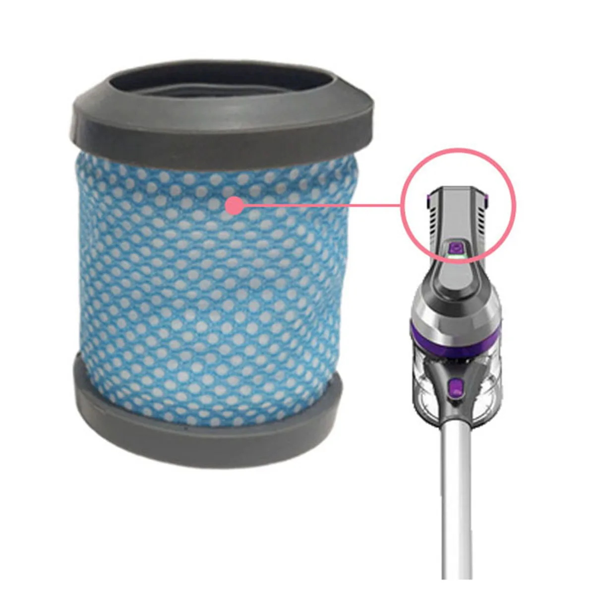 

2X Washable Filters For Hoover Cordless Vac Exhaust Filter FD22 Series FD22BR Robot Vacuum Cleaner Spare Parts