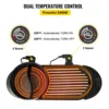 VEVOR 2 in 1 Electric BBQ Pan Grill Hot Pot Portable Smokeless Durable Material Fast Even Heated for Shellfish Vegetables Home 5