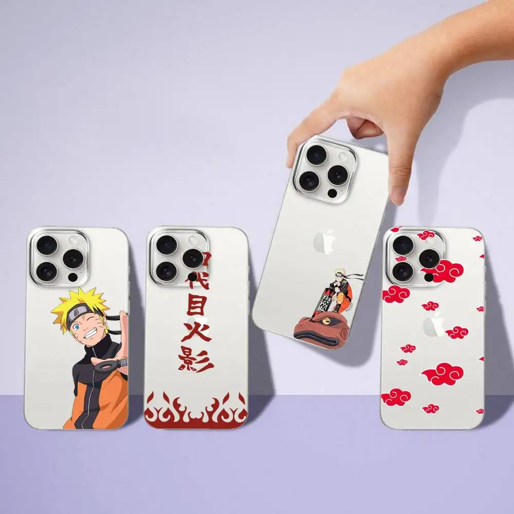 Akatsuki Logo Naruto Transparent Shockproof Phone Case