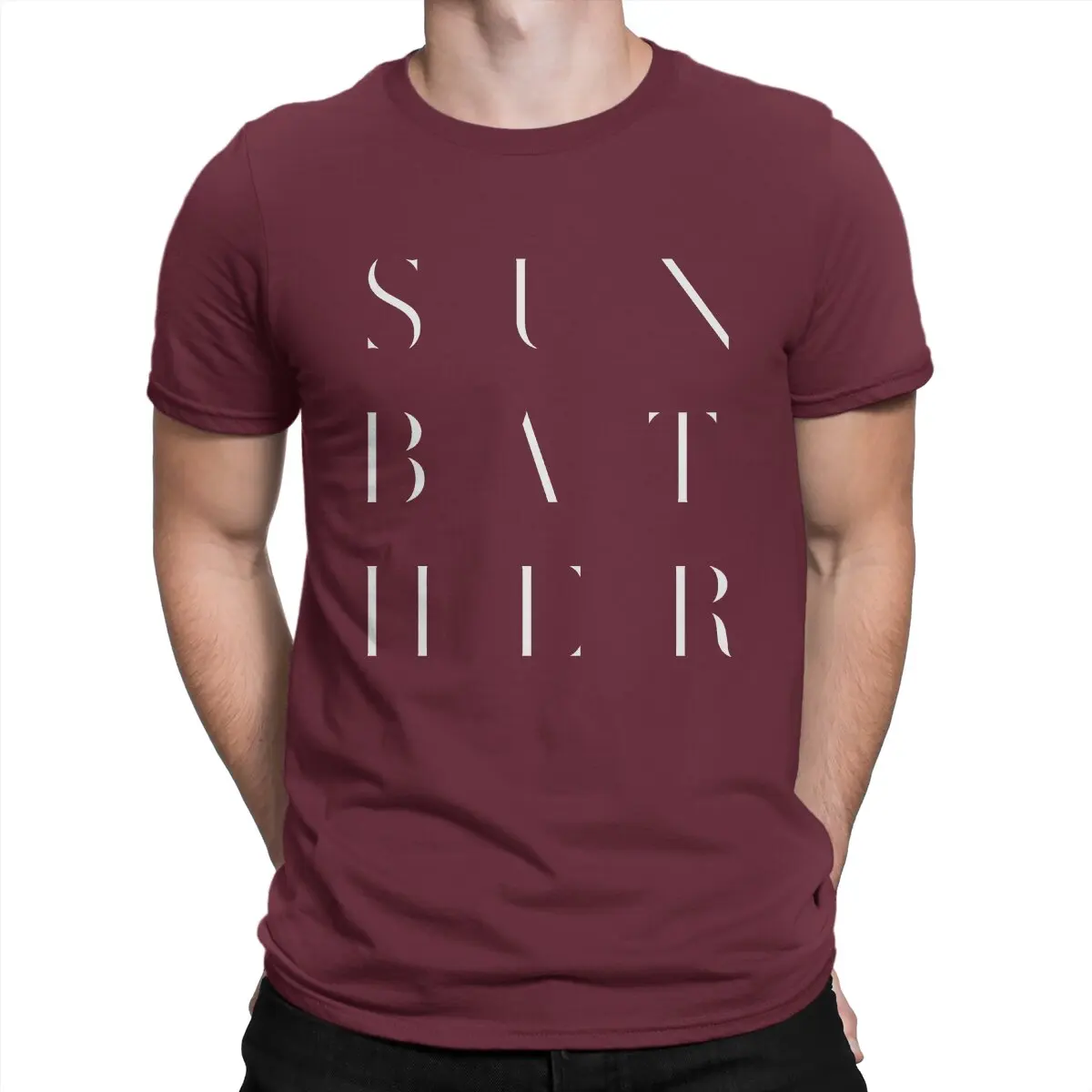 thumbnail image 1 of Camiseta de algodón informal para hombre, camiseta de manga corta, camiseta Deafheaven con cuello redondo, nueva llegada, 1 of 7