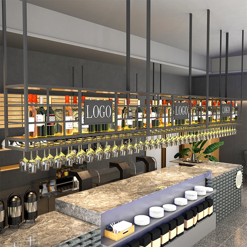 Maniglia Art Bar Cabinet Vintage Vertical Ideas Square Narrow Mobile Modern Wine Rack Metal Mueble Vinos Living Room Furniture