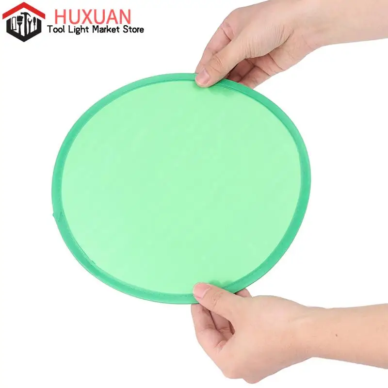 1PC Portable Folding Hand Fan Summer Round for Beach Lawn Kid Outdoor Pocket Gift,portable fan,folding fan,hand fan