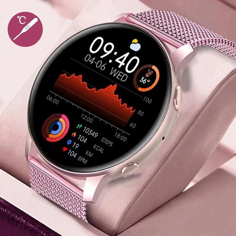 

Fashion IPS OLED Smart Watch Ladies Heart Rate Blood Pressure Multifunctional Sport Watch Men Woman Waterproof Smartwatch Women
