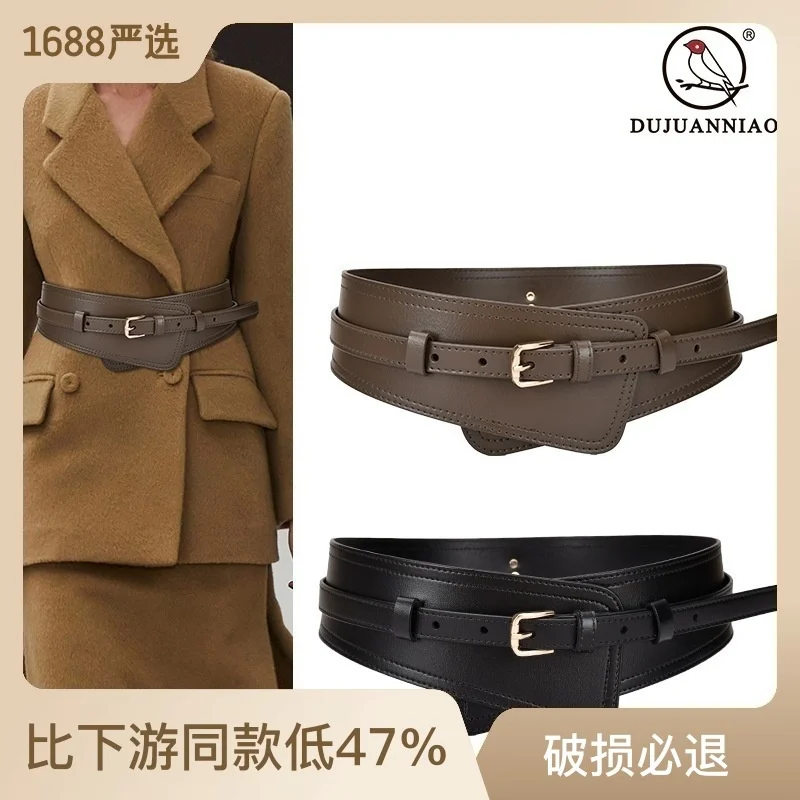 

100% genuine real leather New women's belt decoration fashion waistband with coat closing needle buckle cowhide bandwidth