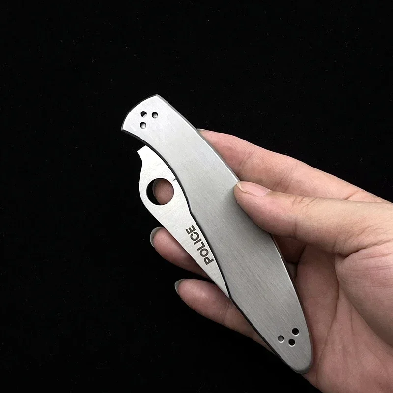 C07 GP Steel Handle High Hardness a Folding Knife Outdoor Camping Hunting Pocket Camping EDC Utility Knife survival tool 5