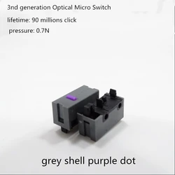 Durable Optical Mouse Micro Switch - 70 Million Clicks Lifetime (2pcs 0.7N)