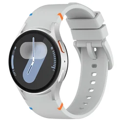 Seamless Silicone Smartwatch Strap - No - Gap Design - Samsung Watch 5 (Grey)