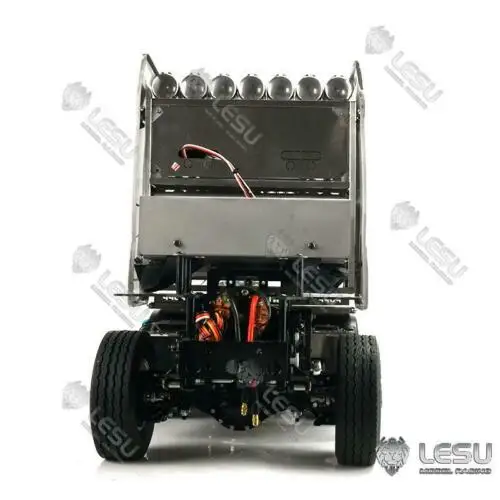 LESU 8*8 Metal Chassis Motor Compatible with 1/14 Tamiyaya RC FH16 Tractor Truck Trailer Model Toys TH16805 2