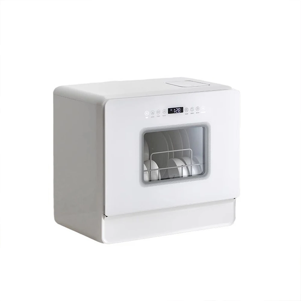 52L Dishwasher Fully Automatic Household Desktop Intelligent Disinfection Heat Drying Free Installation Dishwasher 6