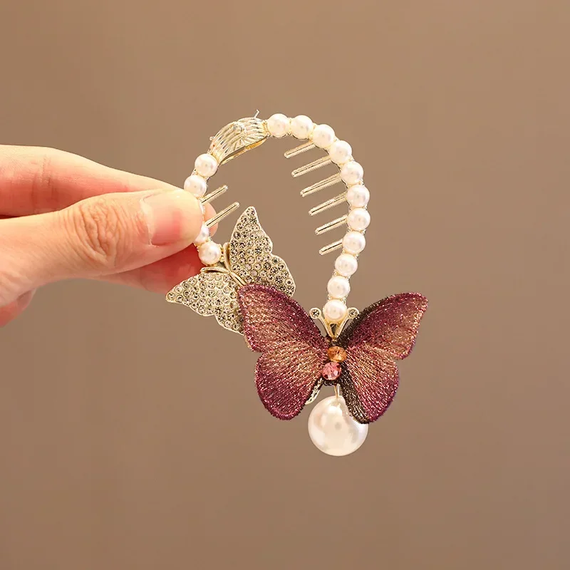 red butterfly-clips