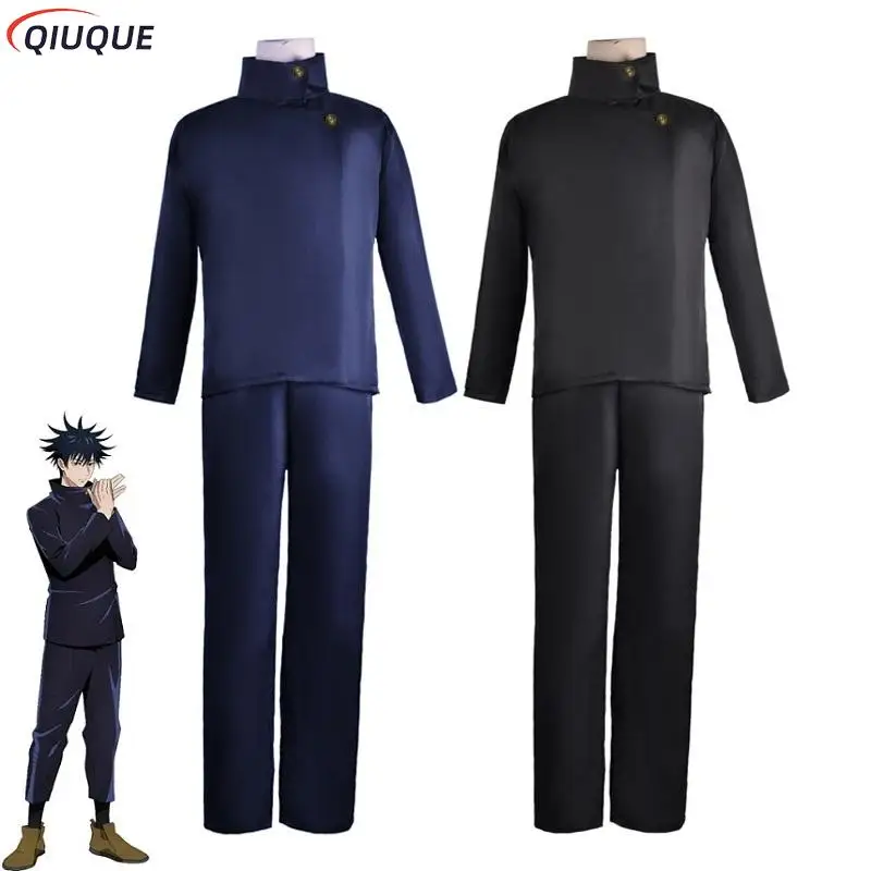 

Anime Jujutsu Kaisen Fushiguro Megumi Cosplay Costume Top + Pants Halloween Party Men Uniform