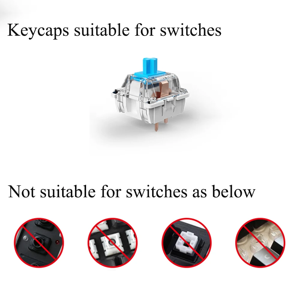 Transparent Storage Box For OEM Cherry XDA ZDA SA Profile Mechanical Keyboard Keycaps PC Keycaps Connection Case With Cover pc world keyboards