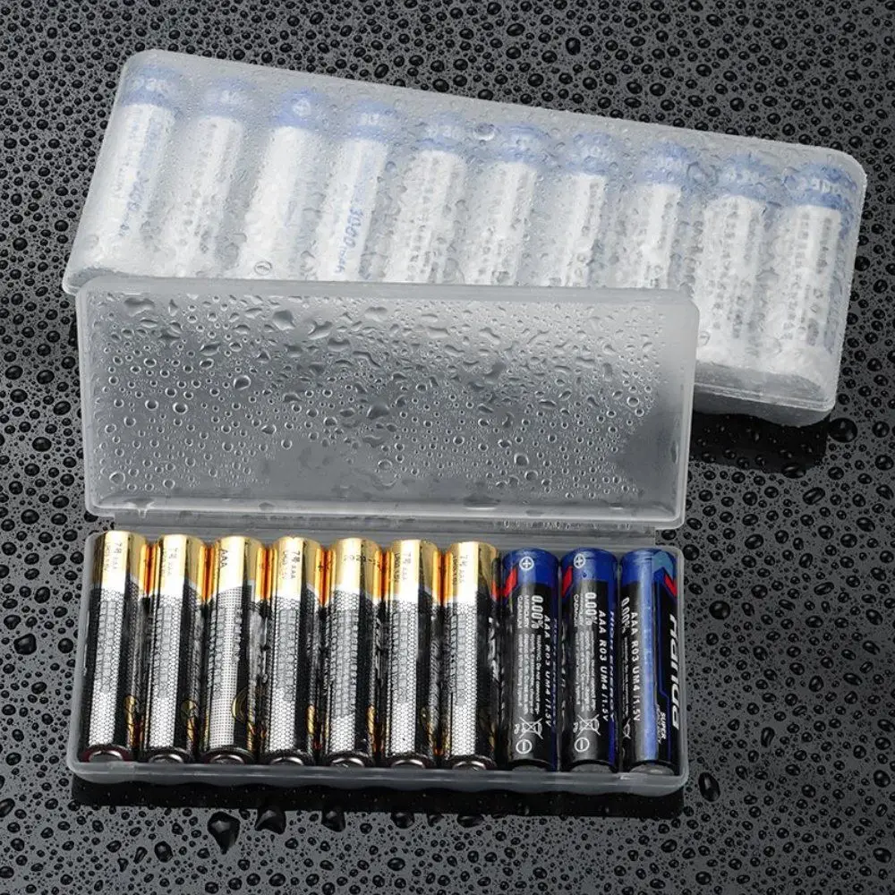 3SizesPortableDurablePlasticBatteryContainerStorageBoxHard