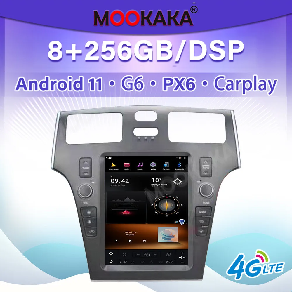 

For Lexus ES 300 330 2005-2009 Android 11 Car Multimedid player Auto Radio GPS Navigation Audio Stereo