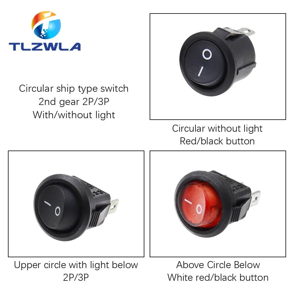 carro kcd1 2pin 15mm dc ac 3a 250v dropshipping 100pcs 03