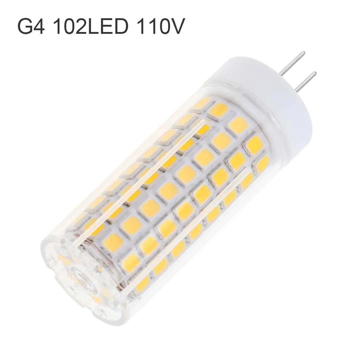 

G4 LED Bulb 10W Dimmable AC110V White / Warm White Light 102 LEDs 2835 SMD Corn Bulbs Ceramic Lamp Lighting Accessories