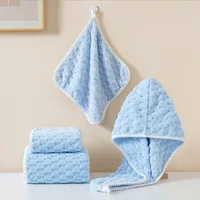 Hand Towel Lovely Cloud Pattern Super Absorbent Hand Towel with Cloud Lattice Pattern for Bathroom Decoration for Daily Use 6