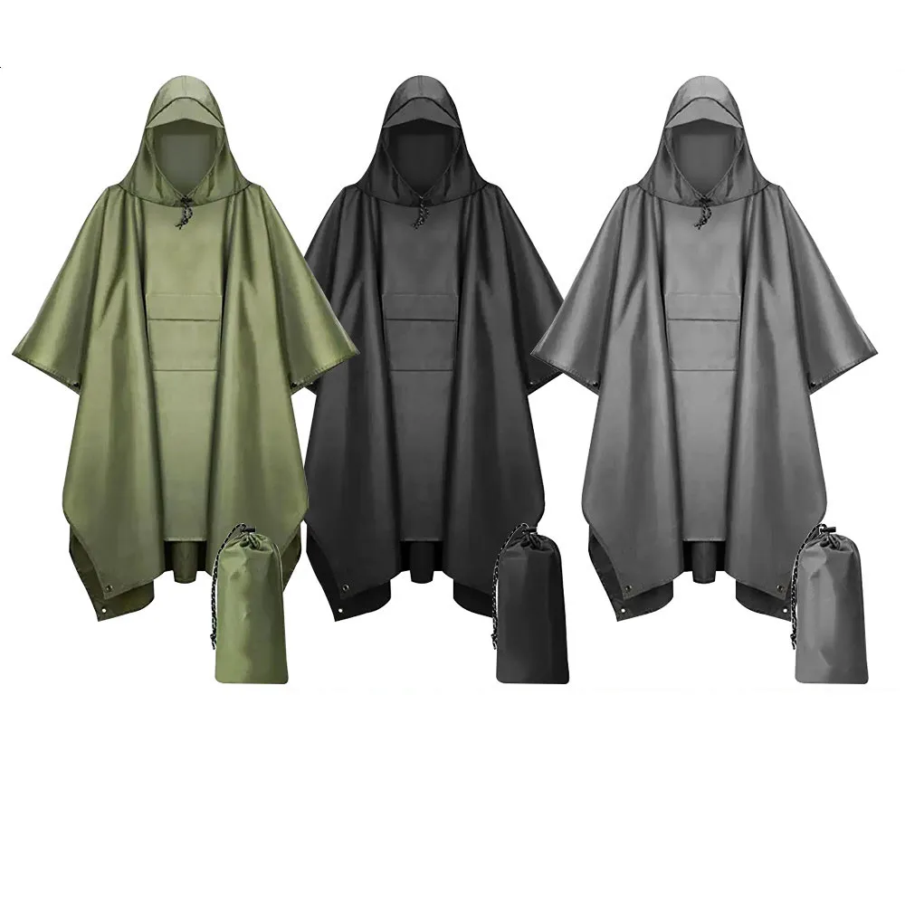 

Outdoor Men's Waterproof EVA Raincoat Rain Coat Men Raincoat Awning From Rain Motorcycle Rain Poncho Picnic Mat capa de chuva