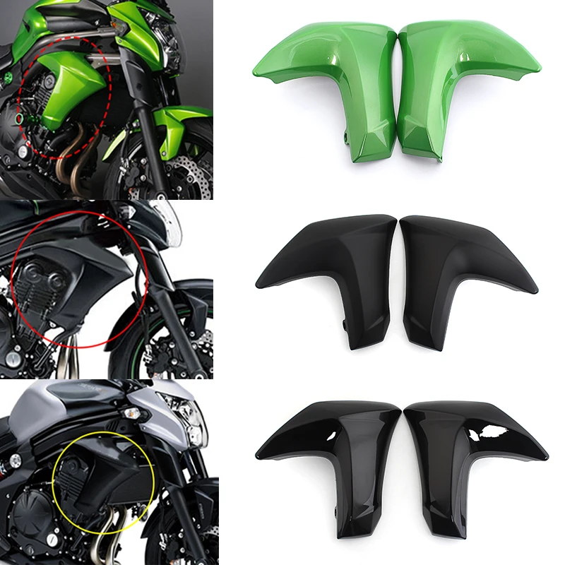 

Крышка радиатора мотоцикла из АБС-пластика, обтекатель для Kawasaki ER6N ER-6N 2012 2013 2014 2015