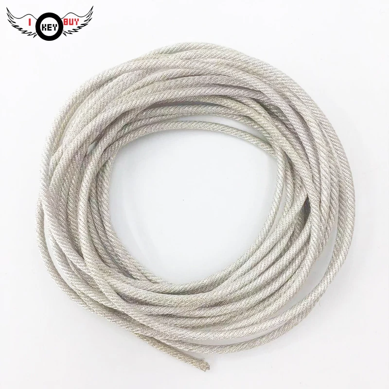 2meter /Lot Length Silver 12/24/32/48/64 Strand 5"-21" Inch DIY Repair Subwoofer High Temperature Pure Copper Voice Coil Cable